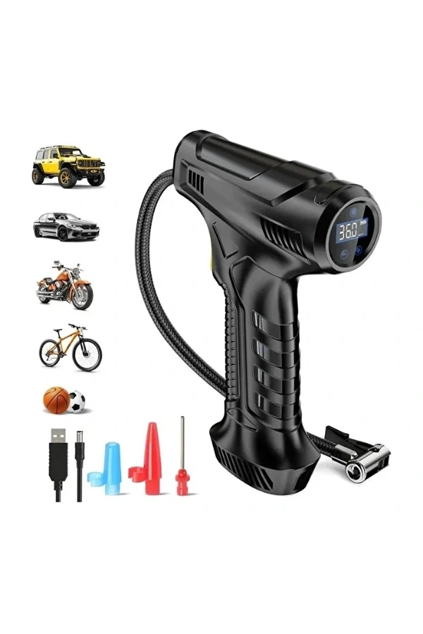 Bidebuvar Şarjlı El Tipi Hava Kompresörü