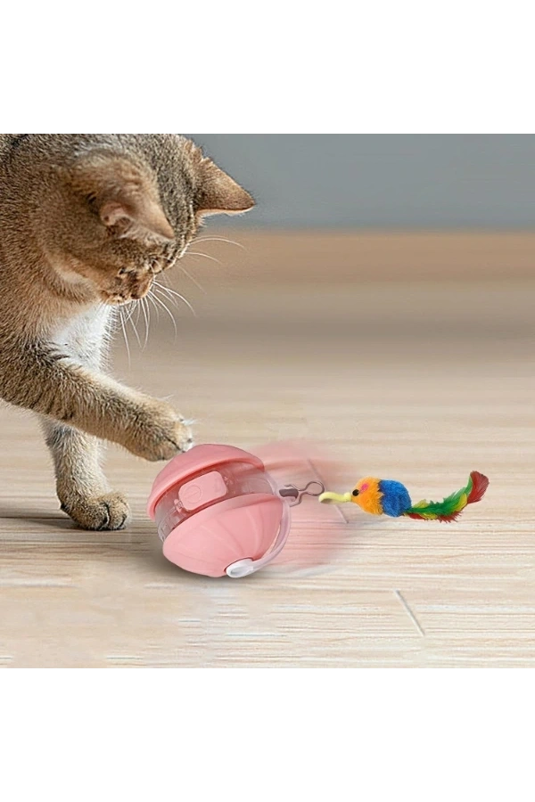 Bidebuvar Şarjlı Hareketli Kedi Topu Oyuncak