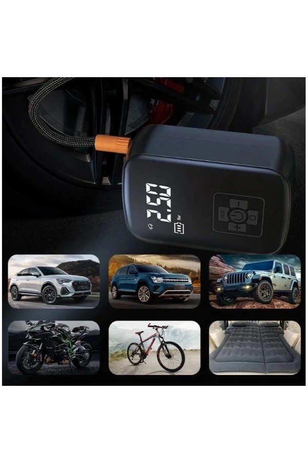 Bidebuvar Şarjlı Hava Kompresörü