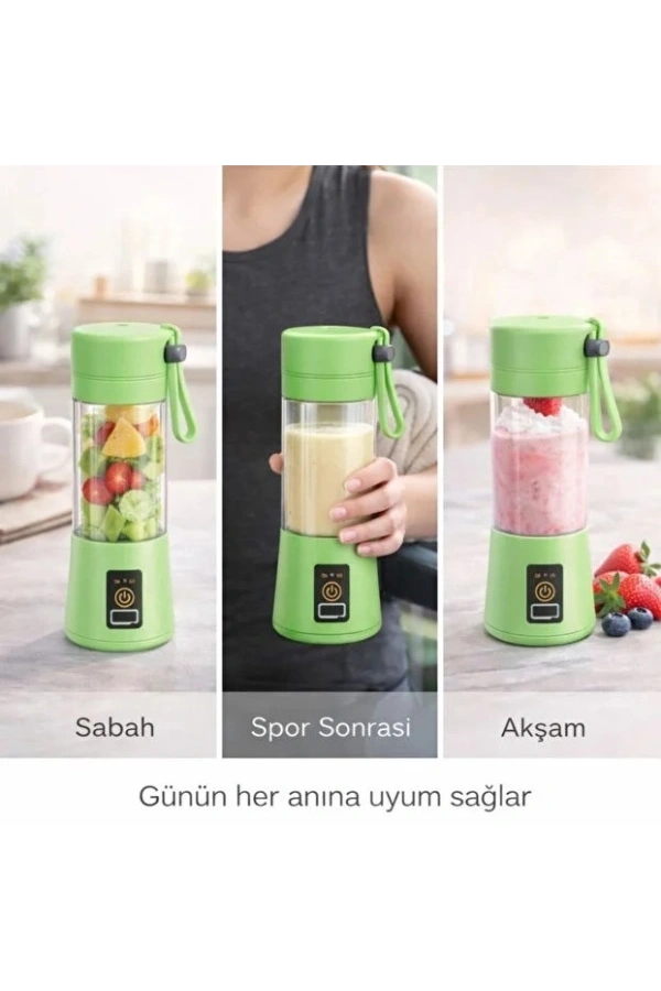 Bidebuvar Şarjlı Taşınabilir Smoothie Blender