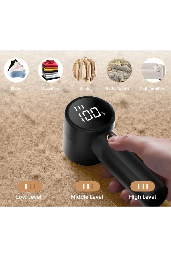 Bidebuvar Şarjlı Tüy Ve Tiftik Temizleme Makinesi