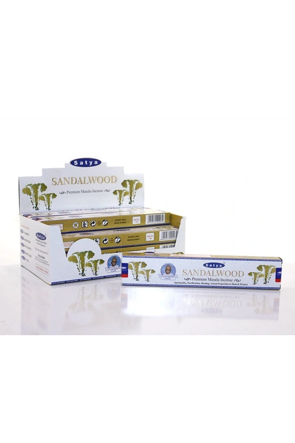 Bidebuvar Satya Sandalwood Aromalı Tütsü