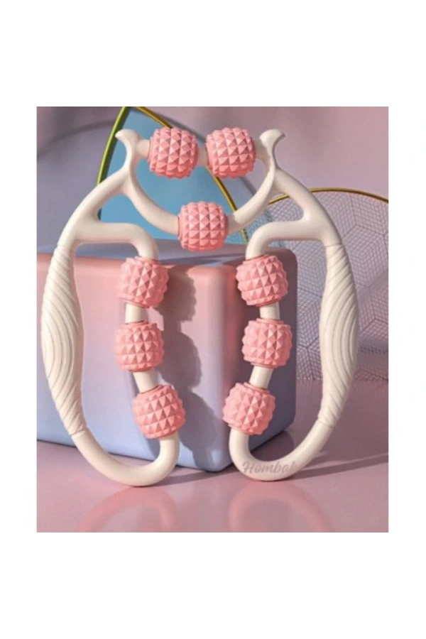 Bidebuvar Selülit Masaj Aleti 9 Tekerlekli Lenf Drenaj Rulosu