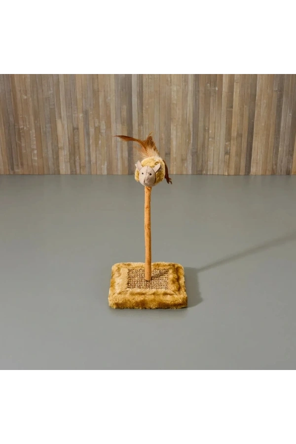 Bidebuvar Sesli Oyuncaklı Kedi Tırmalama Tahtası