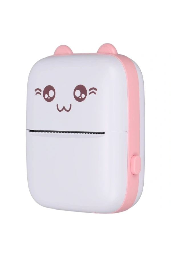 Bidebuvar Sevimli Mini Taşınabilir Yazıcı Printer