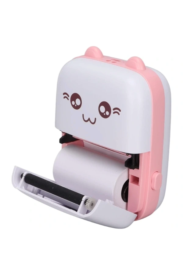 Bidebuvar Sevimli Mini Taşınabilir Yazıcı Printer