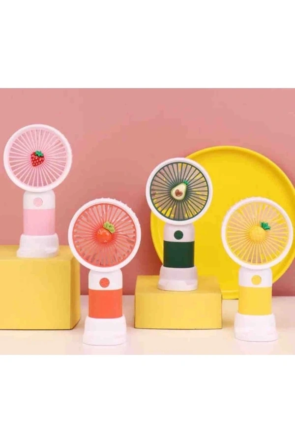 Bidebuvar Sevimli Tasarımlı Telefon Tutuculu El Fanı