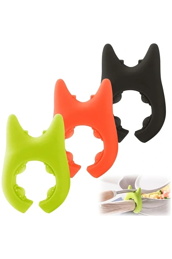 Bidebuvar Silikon Tava Tencere Kaşık Tutucu