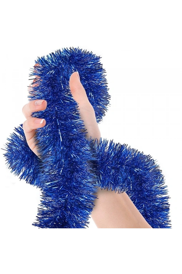 Bidebuvar Simli Parti Süsü 2 Metre Mavi