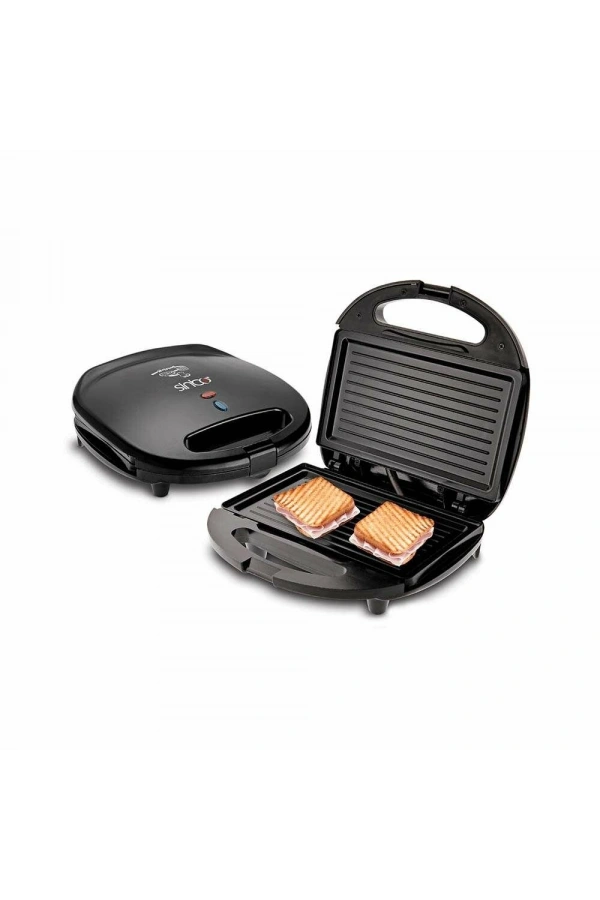 Bidebuvar Sinbo Granit Mini Tost Makinesi - 2 Dilim - Yapışmaz Yüzey