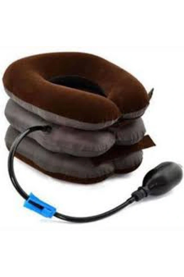 Bidebuvar Şişirilebilir Pompalı Ortopedik Boyun ve Seyahat Yastığı