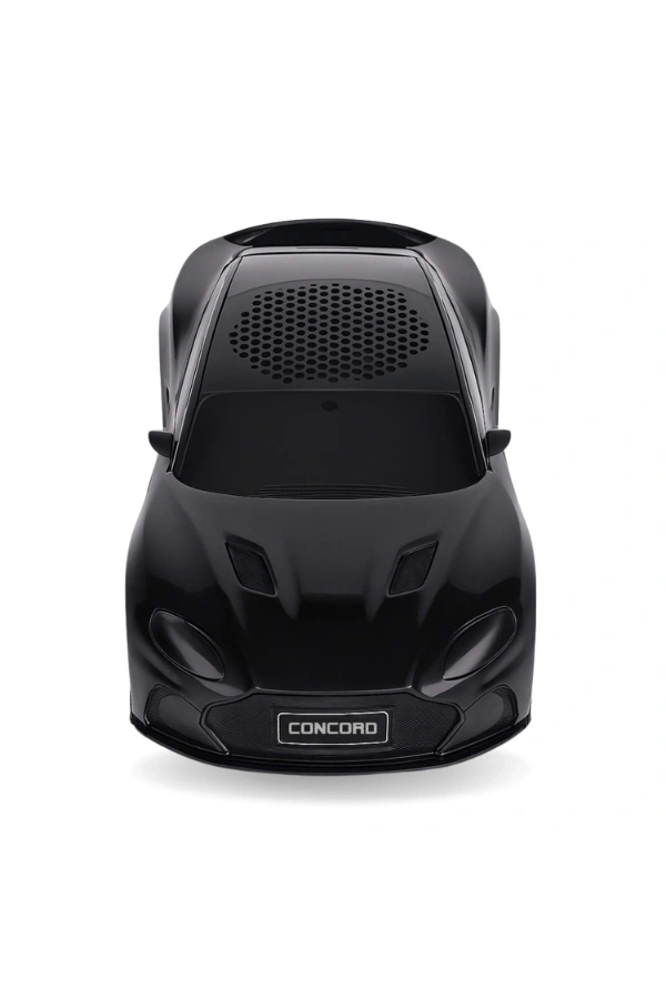 Bidebuvar Siyah Araba Tasarımlı Hoparlör - Bluetooth FM USB Özellikli