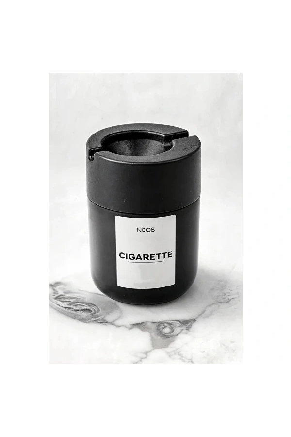 Bidebuvar Siyah Cam Küllük