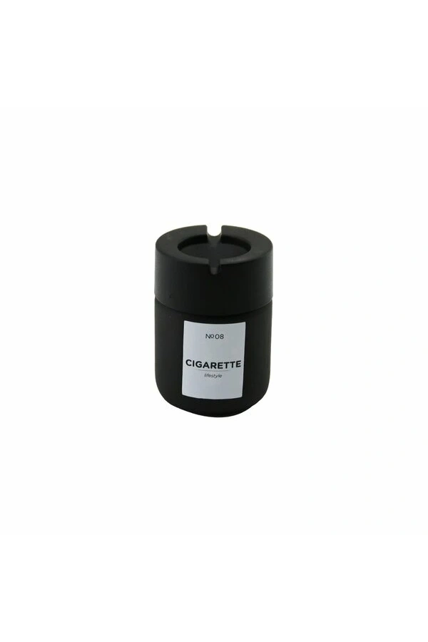 Bidebuvar Siyah Cam Küllük