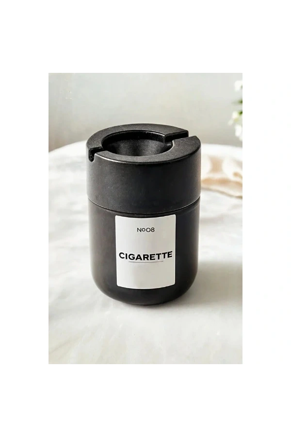 Bidebuvar Siyah Cam Küllük