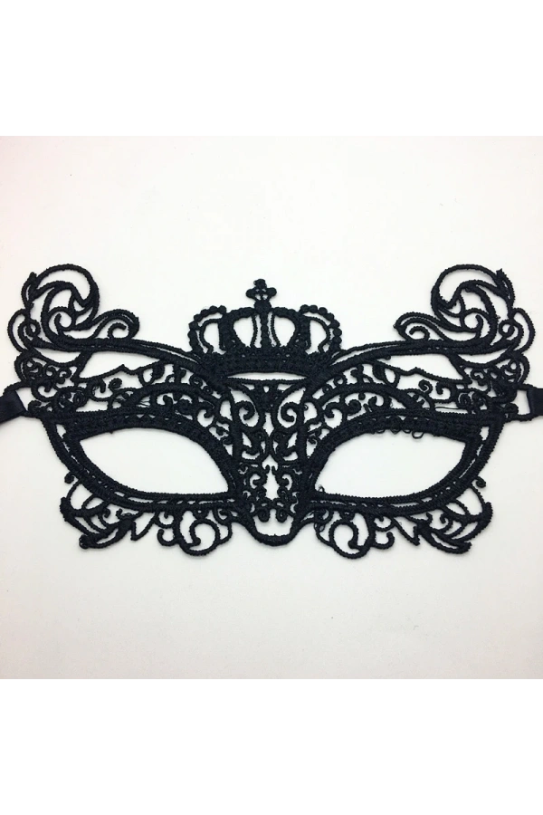 Bidebuvar Siyah Dantel İşlemeli Balo Maskesi 9 No