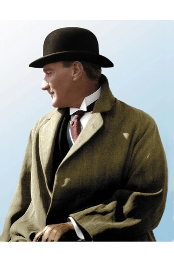 Bidebuvar Siyah Renk Atatürk Şapkası