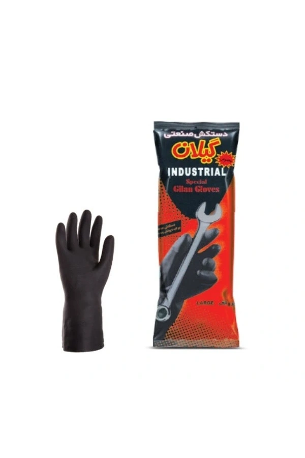 Bidebuvar Siyah Renkli Endüstriyel Eldiven