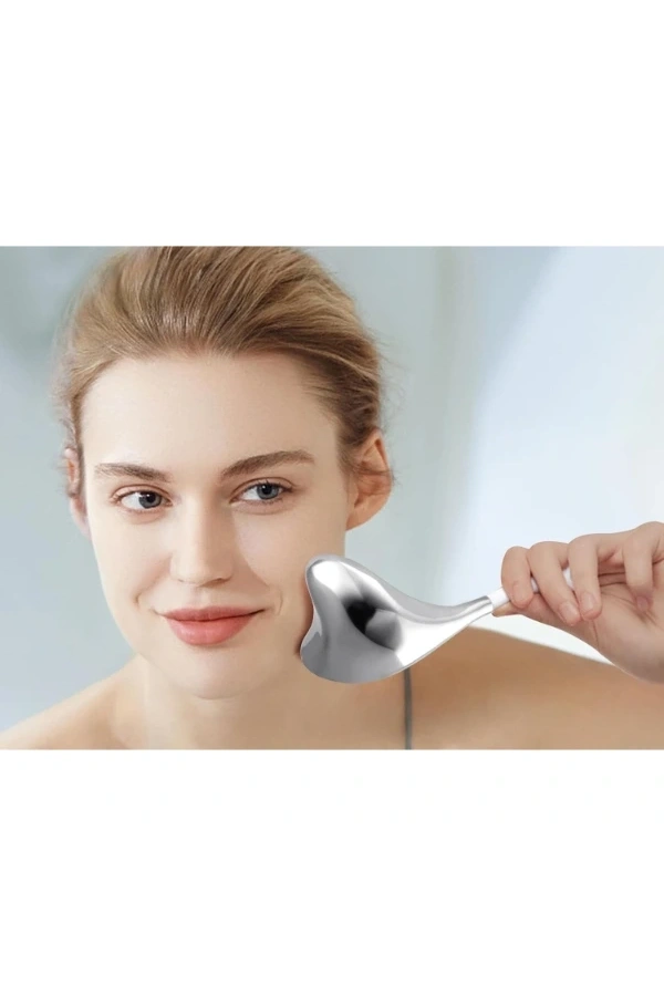 Bidebuvar Soğutma Başlıklı Yüz Masaj Aleti