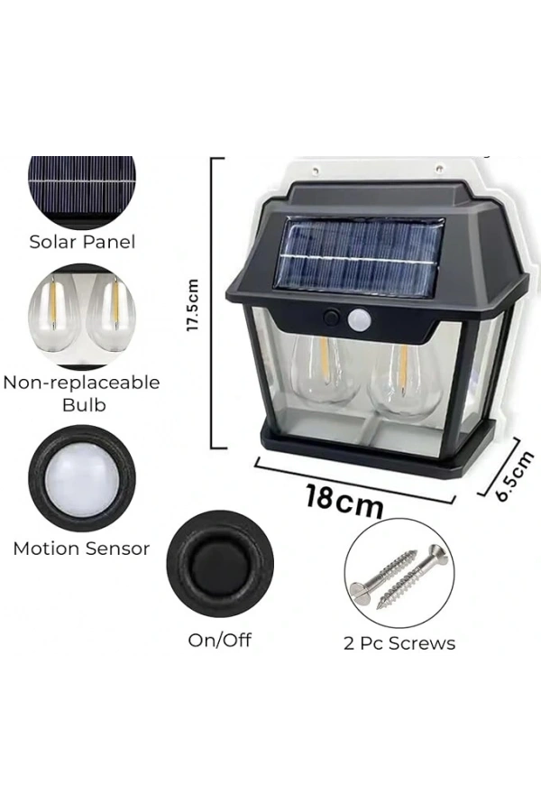 Bidebuvar Solar Outdoor Lamba