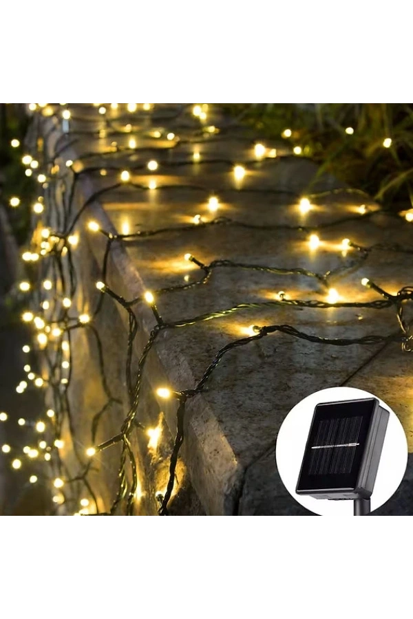 Bidebuvar Solar Siyah Kablo Bahçe Aydınlatması