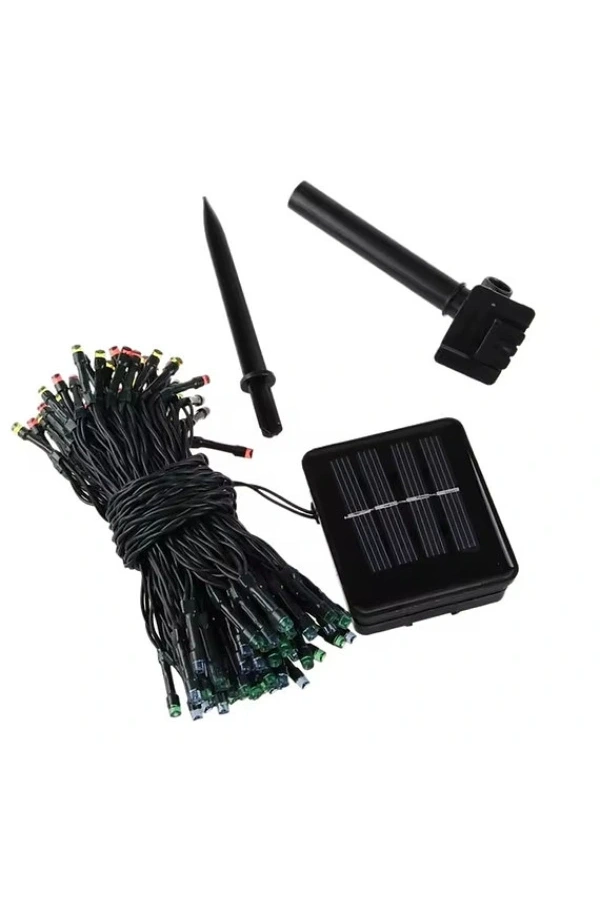 Bidebuvar Solar Siyah Kablo Bahçe Aydınlatması