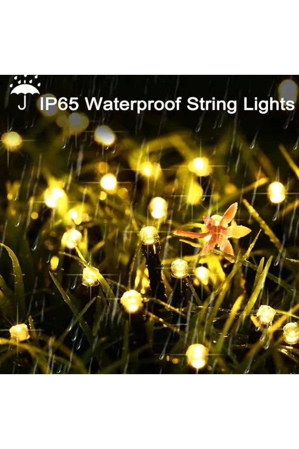 Bidebuvar Solar Siyah Kablo Bahçe Aydınlatması