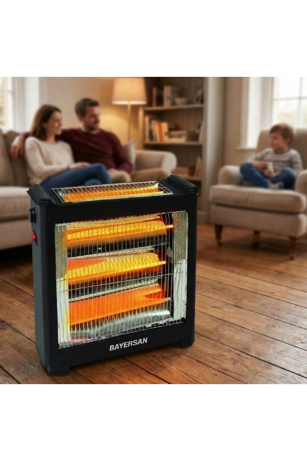 Bidebuvar Şömine Tipi Isıtıcı Soba 2400W