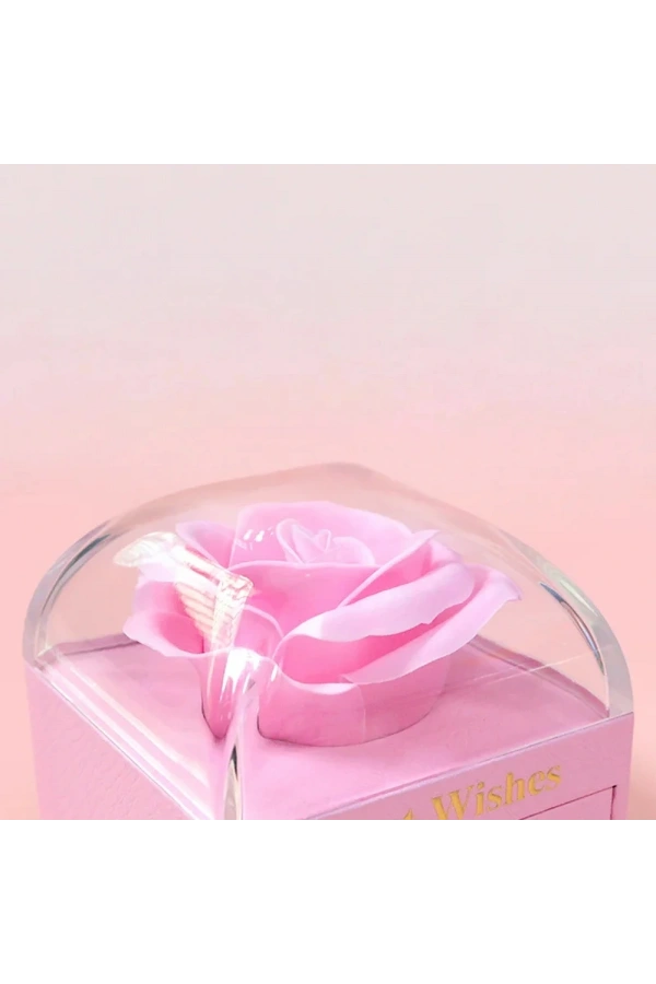 Bidebuvar Sonsuzluk Gül Tasarımlı Takı Kutusu