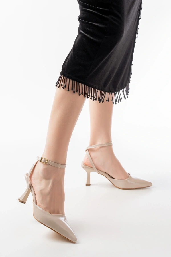 Bidebuvar ST-004 Ten Rugan Günlük 7 cm Topuklu Bayan Ayakkabı