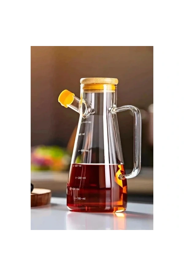 Bidebuvar Standlı 2li Cam Yağdanlık