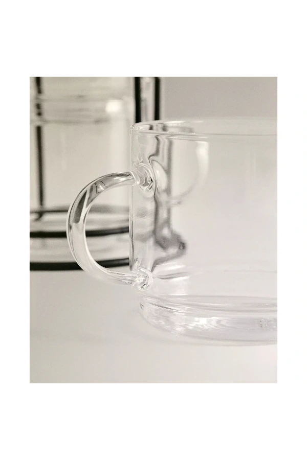 Bidebuvar Standlı Borosilikat 4lü Fincan Seti