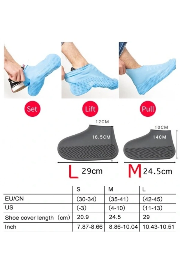 Bidebuvar Su Geçirmez Ayakkabı Kılıfı M Beden