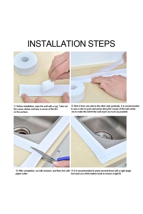 Bidebuvar Su Sızdırmaz Bant - Gri