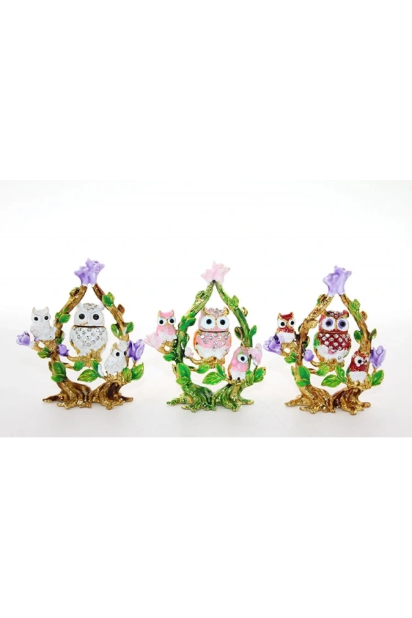 Bidebuvar Swarovski Baykuş Figürü