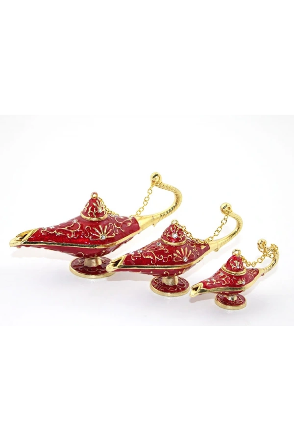 Bidebuvar Swarovski Taşlı 3lü Alaaddin Lambası