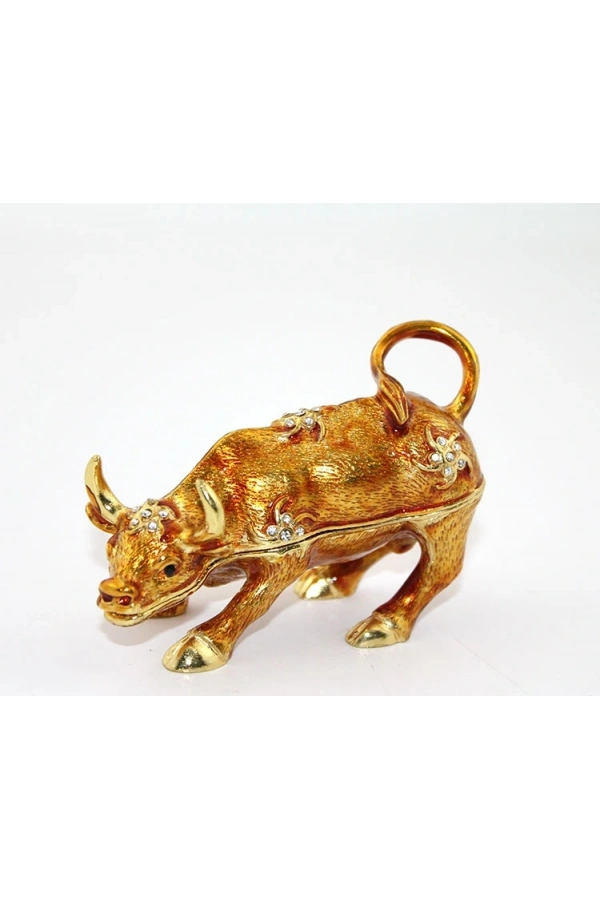 Bidebuvar Swarovski Taşlı Tekli Boğa Model 2