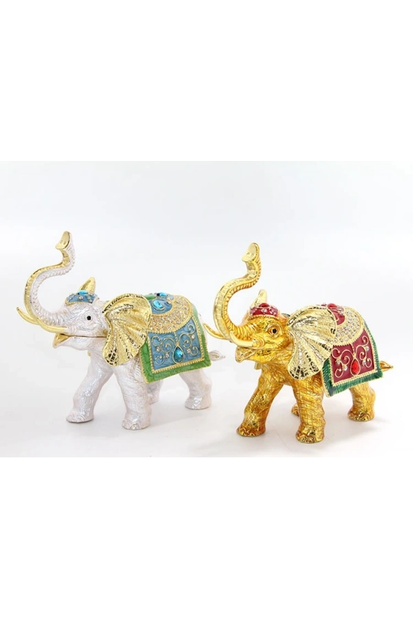 Bidebuvar Swarovski Taşlı Tekli Fil Figürü Model 5