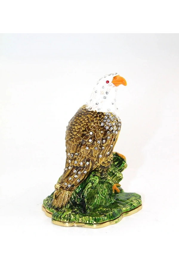 Bidebuvar Swarovski Taşlı Tekli Kartal