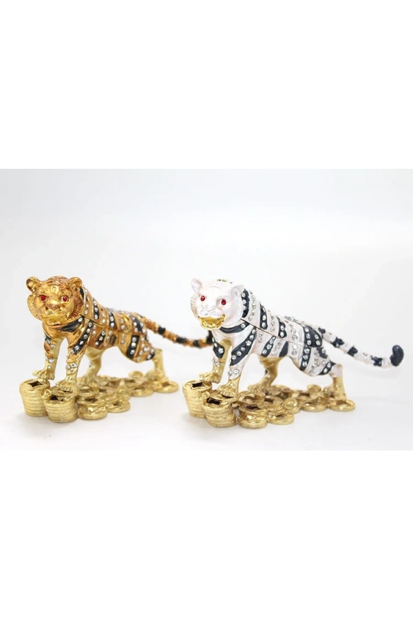 Bidebuvar Swarovski Taşlı Tekli Leopar Model 2