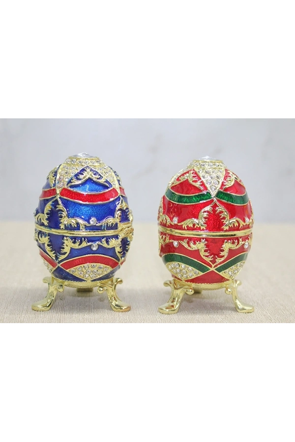 Bidebuvar Swarovski Taşlı Yumurta - Model 2