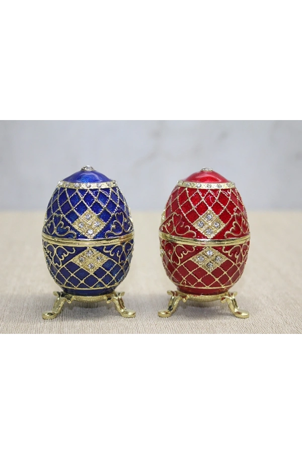 Bidebuvar Swarovski Taşlı Yumurta - Model 4