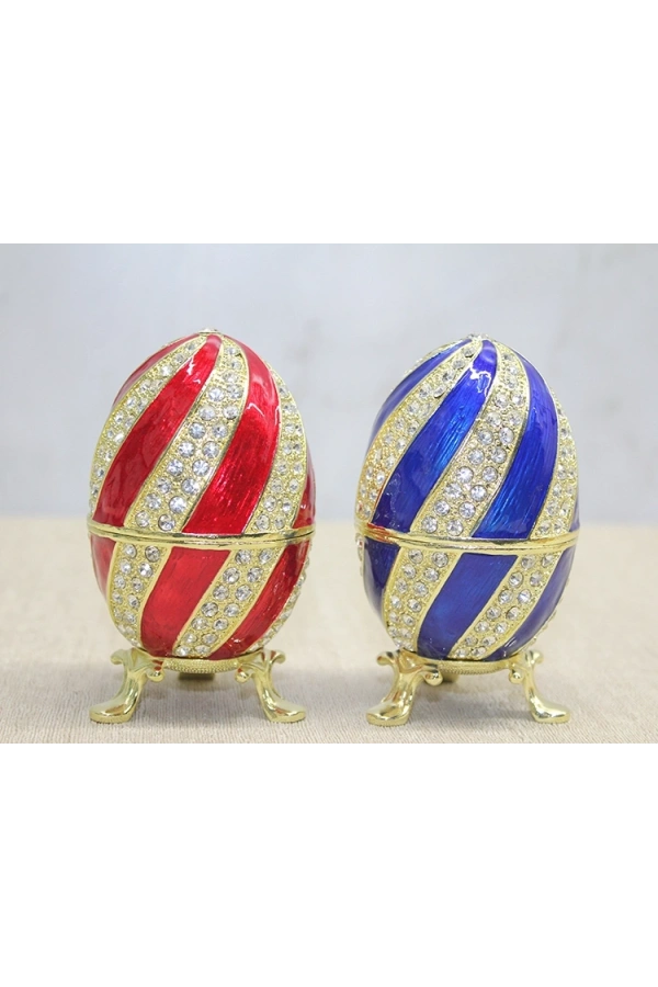 Bidebuvar Swarovski Taşlı Yumurta - Model 8