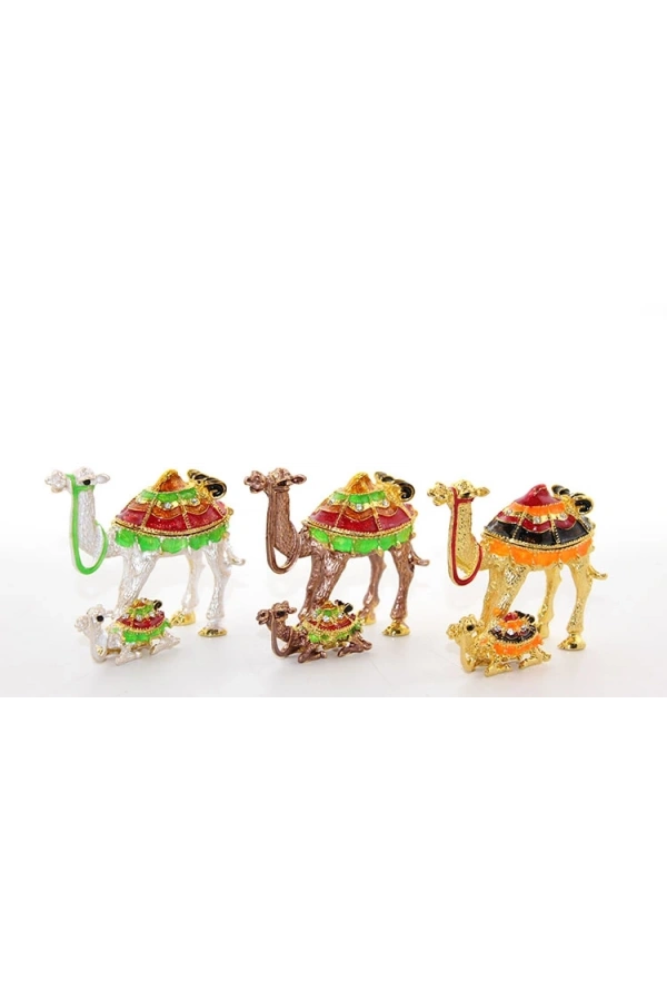 Bidebuvar Swarovski Yavrulu Deve Model 4