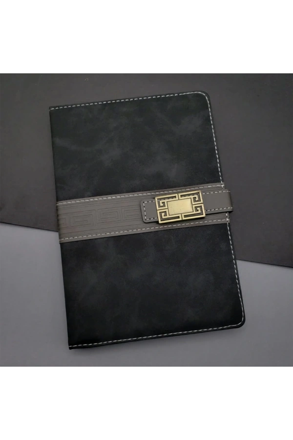 Bidebuvar Tarihsiz Ajanda Defter Siyah Renk