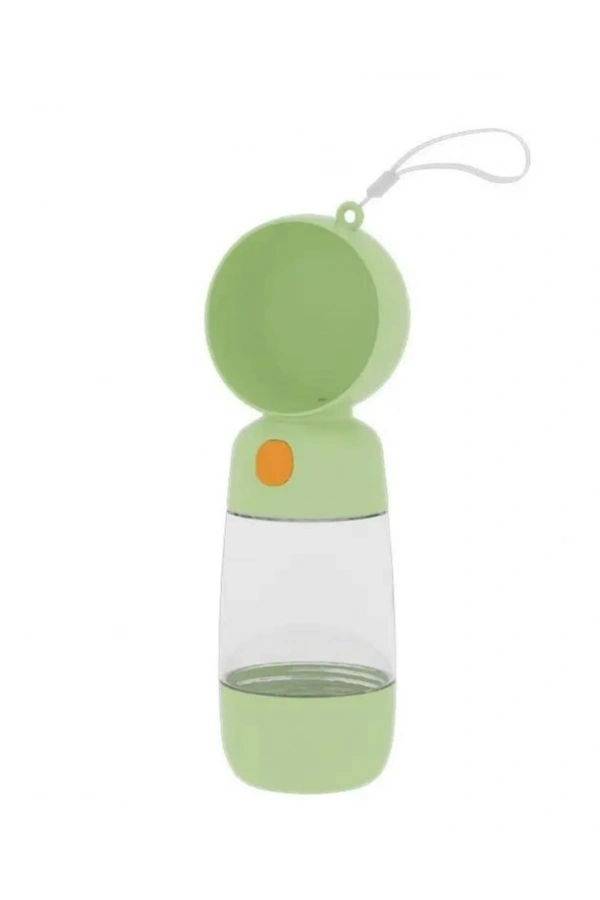 Bidebuvar Taşınabilir Evcil Hayvan Mama Hazneli Su Matarası