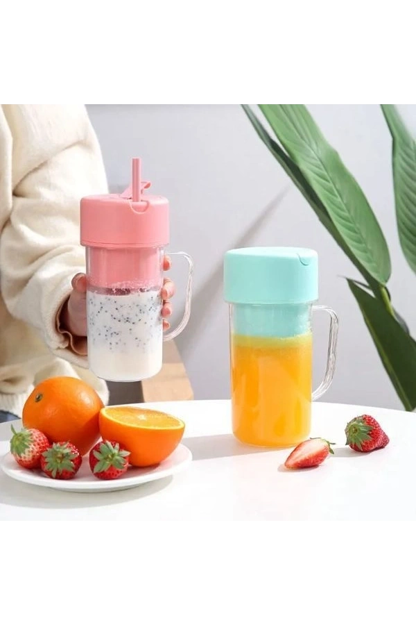 Bidebuvar Taşınabilir Pipetli Bardak Blender