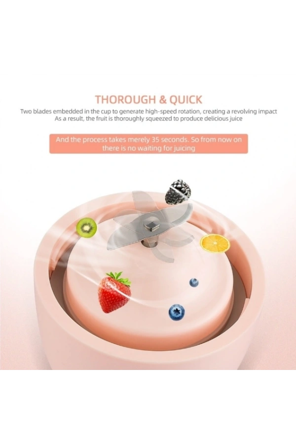 Bidebuvar Taşınabilir Şarj Edilebilir Meyve Sıkacağı