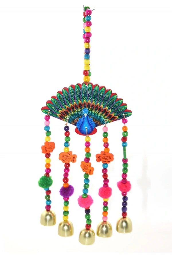 Bidebuvar Tavuskuşu Rüzgar Çanı Model 2