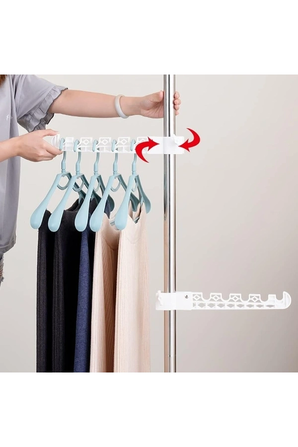 Bidebuvar Teleskopik Giysi ve Çamaşır Askısı